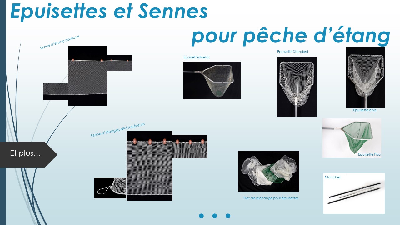 Epuisettes et Sennes